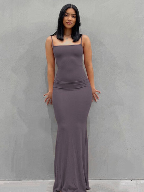 Load image into Gallery viewer, Backless Long Maxi Dress
