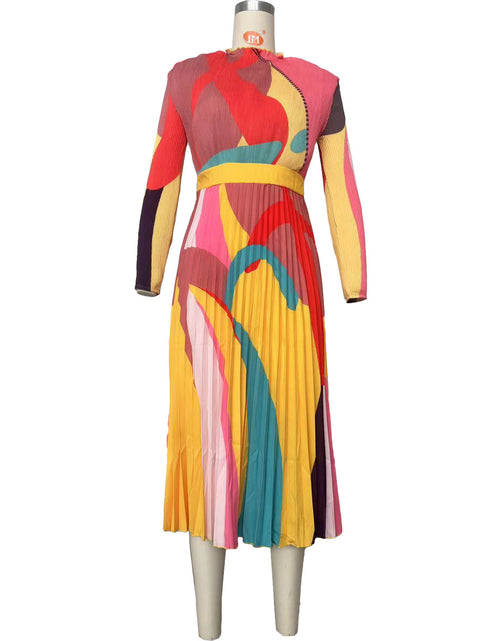 Load image into Gallery viewer, Pleated Dress Princess Polyester Women
