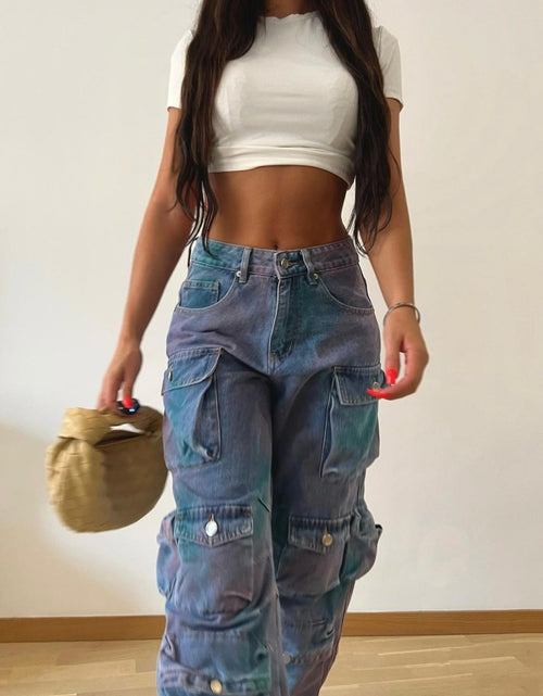 Load image into Gallery viewer, Women&#39;s Low Waist Denim Overalls
