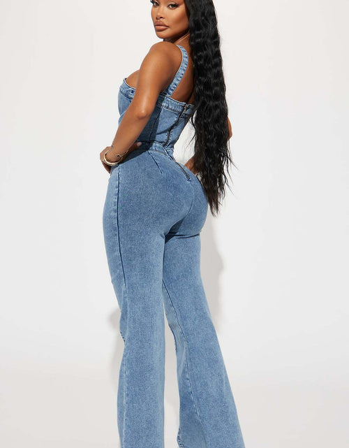 Load image into Gallery viewer, Jumpsuit Women&#39;s New Washed Suspender Wide-leg Pants Slim Fit Slimming
