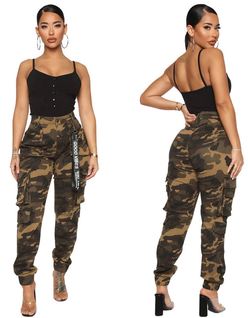 Load image into Gallery viewer, Fashion Slim Fit Camouflage Comfortable Leisure Tappered Stretch Overalls
